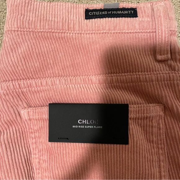 Mid rise super flare pink cords - Picture 3 of 7